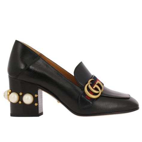 gucci blue satin heels|gucci black heels price.